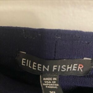 Eileen Fisher Navy Straight Leg Pants